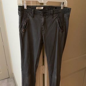 gray jeans, super comfy! picture cut the bottom off but they are skinny jeans